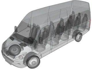 Mercedes-Benz Sprinter (2011) 3D Model