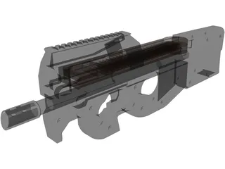 FN P90 3D Model