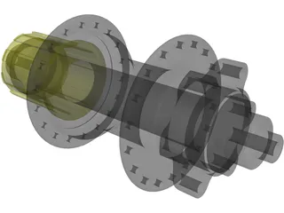 Brake Hub Hope MTB 3D Model