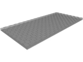 Foam Acoustic Panel 3D Model