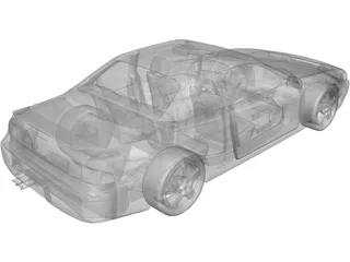 Nissan Silvia S14 Zenki 3D Model