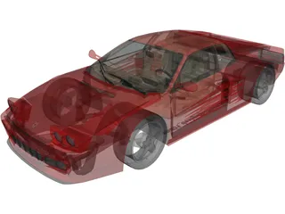 Ferrari 512 Testarossa 3D Model