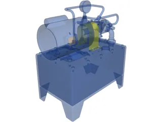 Tank Hydraulic 3D Model