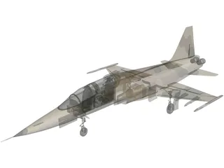 Northrop F-5E Tiger II 3D Model