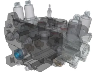 Hydraulic Parker P70-GEN2-2ECS 3D Model