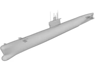 Romeo Submarine 3D Model