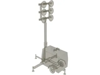 Light Tower 3D Model