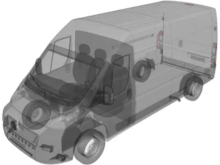 Peugeot Boxer 3D Model