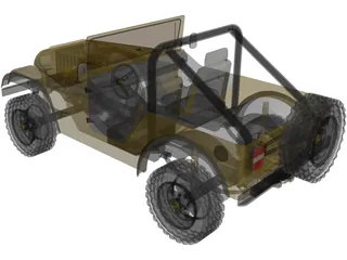 Jeep Wrangler 3D Model