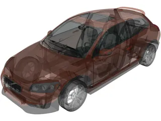 Volvo C30 T5 R-Design (2008) 3D Model