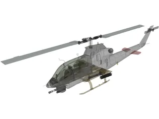 AN-12 Helicopter 3D Model