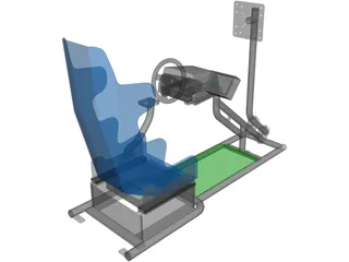 Racing Simulator 3D Model