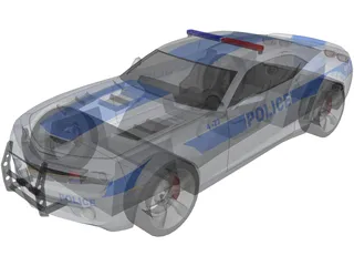 Chevrolet Camaro Police 3D Model
