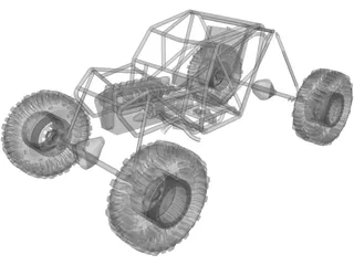 Proto Tube Rock Crawler Chassis 3D Model