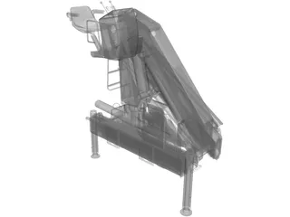 Palfinger PK23500A Crane 3D Model