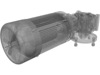 Reductor Motor 3D Model