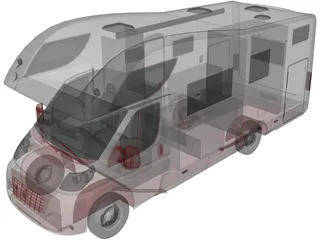 Fiat Ducato Camper Riviera 3D Model