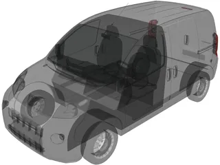 Peugeot Bipper (2010) 3D Model