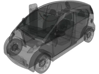 Mitsubishi i-MiEV Electric Vehicle 3D Model