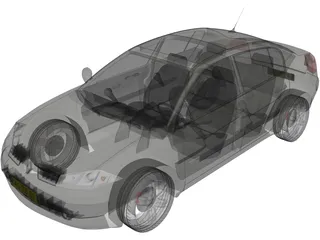 Renault Megane II Sedan 3D Model