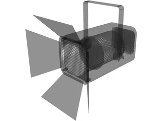 Fresnel 500 Light 3D Model