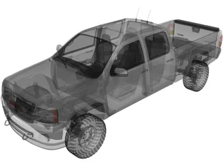 GMC Sierra (2010) 3D Model