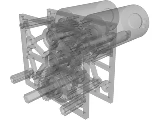 Team 3008 FRC Gearbox 3D Model