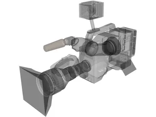 Camera 3D Model