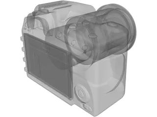 Sony Alpha 300 Camera 3D Model