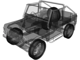 Land Rover Defender SVX 3D Model