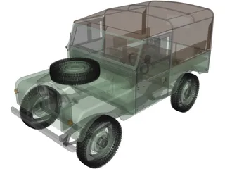 Land Rover Series I 3D Model