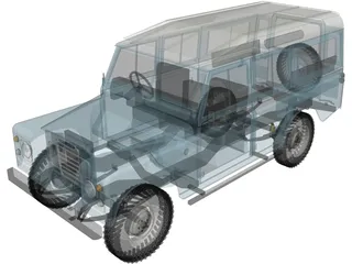 Land Rover Series III 109 3D Model