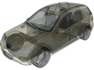 Mercedes-Benz ML 350 3D Model