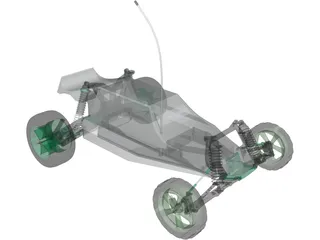 Losi RC Car 3D Model