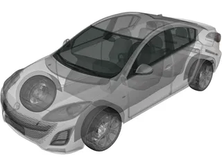 Mazda 3 Sedan (2011) 3D Model
