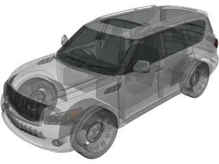 Infiniti QX56 (2011) 3D Model