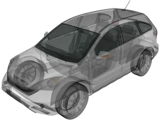 Honda CRV (2011) 3D Model