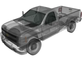 Chevrolet Silverado (2011) 3D Model