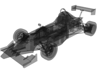 JRC FJ1000 Race Car 3D Model