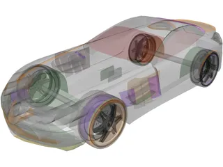 Mercedes-Benz McLaren SLR 3D Model