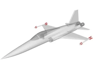 Northrop F-5 Tiger 3D Model