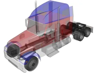 Freightliner Coronado 3D Model
