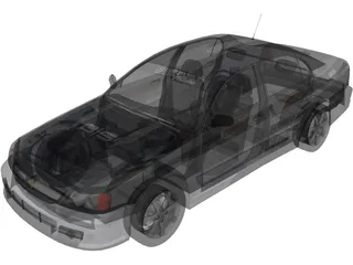 Chevrolet Evanda (2010) 3D Model