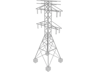 Electric Tower 3D Model