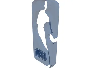 NBA Logo 3D Model