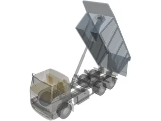 DAF Tipper Truck 3D Model