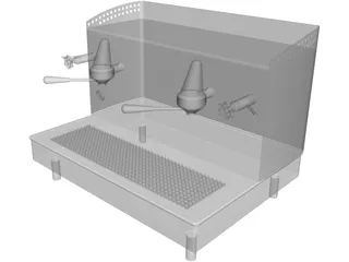 Espresso Machine 3D Model