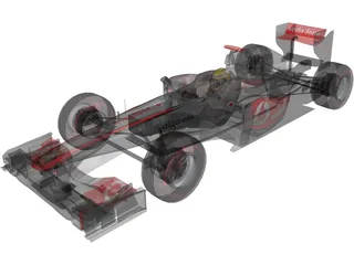 McLaren F1 Hamilton (2011) 3D Model