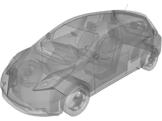 Nissan Leaf (2011) 3D Model