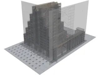 UNU Building Tokyo 3D Model